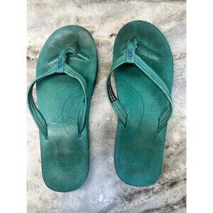 UGG Kayla Teal Blue Thong Flip Flop Slides Women's Beachwear Sandals US 7